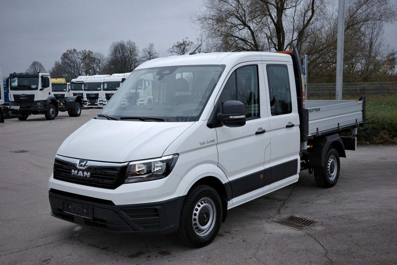 MAN TGE 3.140 L3 DoKa (3+4) 3-Seiten-Kipper - Tipper van, Combi van: picture 1 MAN TGE 3.140 L3 DoKa (3+4) 3-Seiten-Kipper - Tipper van, Combi van: picture 1