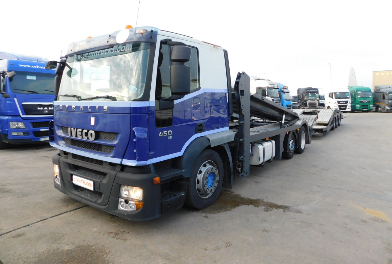 Iveco At190s45 cu remorca - Autotransporter truck: picture 1 Iveco At190s45 cu remorca - Autotransporter truck: picture 1