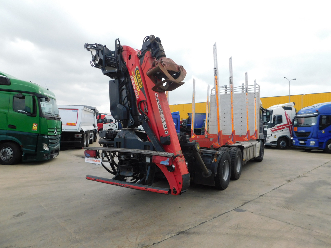 Man Tgs - Log truck, Crane truck: picture 3 Man Tgs - Log truck, Crane truck: picture 3