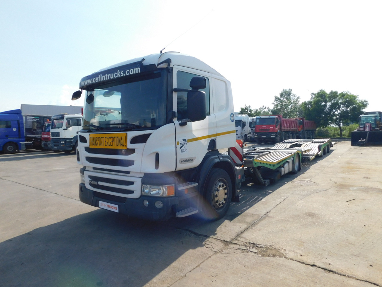 Scania Lb 4x2 - Autotransporter truck: picture 1 Scania Lb 4x2 - Autotransporter truck: picture 1
