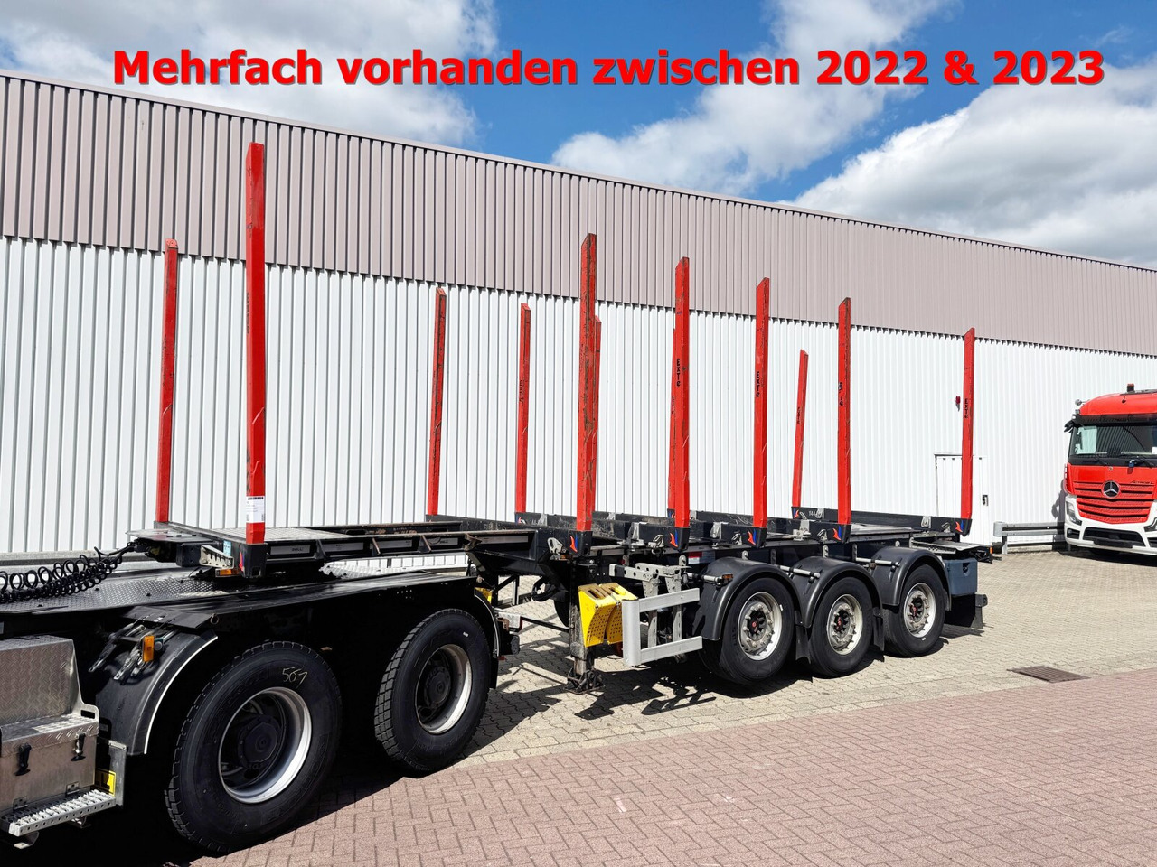 Doll LOGO H3L-14XL LOGO H3L-14XL, Liftachse, Nachlauflenkachse, teleskopierbar 9,4m-12,9 - Log semi-trailer: picture 1 Doll LOGO H3L-14XL LOGO H3L-14XL, Liftachse, Nachlauflenkachse, teleskopierbar 9,4m-12,9 - Log semi-trailer: picture 1