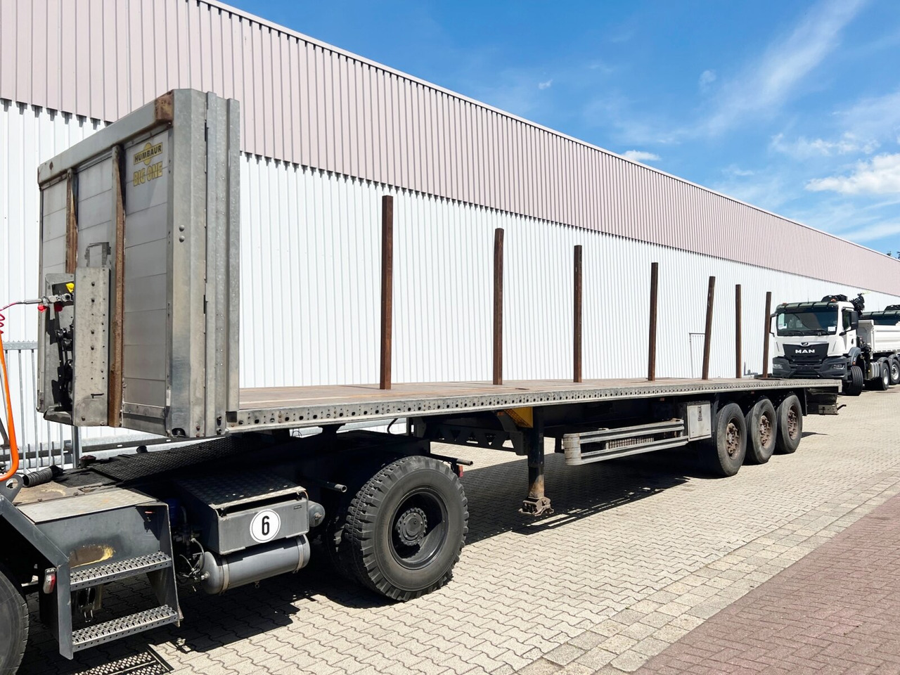 Humbaur HSA 2006 HSA 2006, Verzinkt - Dropside/ Flatbed semi-trailer: picture 1 Humbaur HSA 2006 HSA 2006, Verzinkt - Dropside/ Flatbed semi-trailer: picture 1