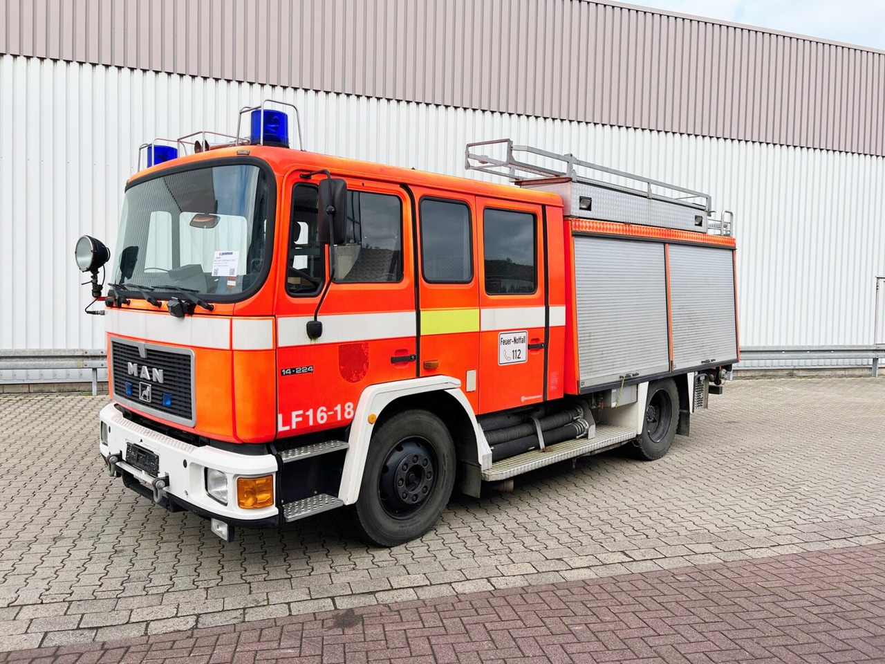 MAN 14.224 F 4x2 BB Doka, LF 16/18 14.224 F 4x2 BB Doka, LF 16/18 - Fire truck: picture 1 MAN 14.224 F 4x2 BB Doka, LF 16/18 14.224 F 4x2 BB Doka, LF 16/18 - Fire truck: picture 1
