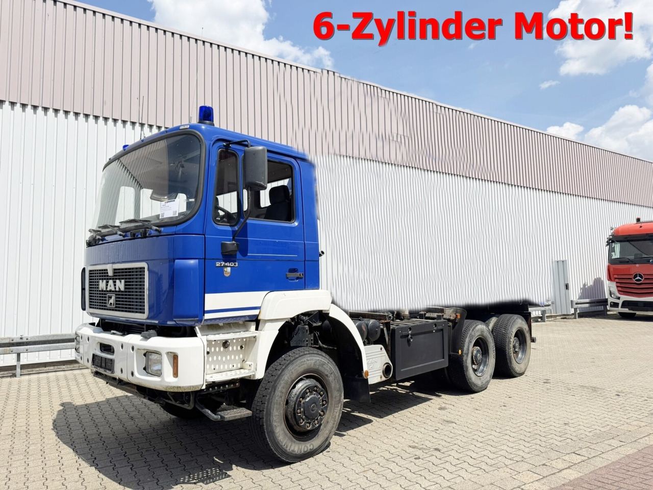 MAN 27.403 6x6 BB 27.403 6x6 BB, EX-THW - Cab chassis truck: picture 1 MAN 27.403 6x6 BB 27.403 6x6 BB, EX-THW - Cab chassis truck: picture 1