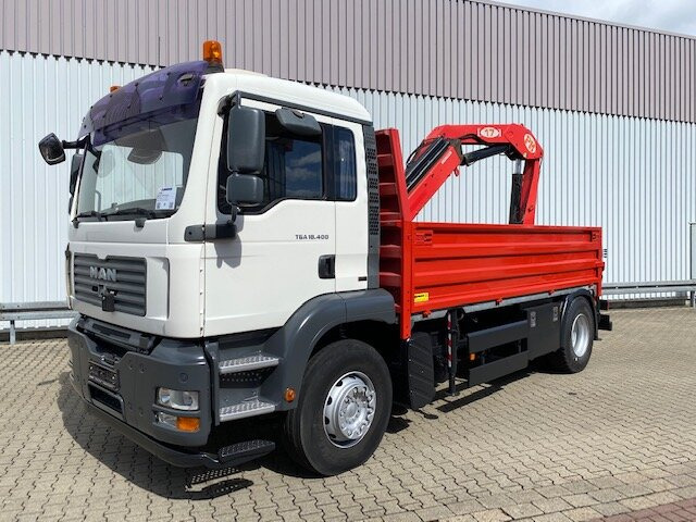 MAN TGA 18.400 4x2 BL TGA 18.400 4x2 BL Pritsche Heckkran PM17523 - Crane truck, Dropside/ Flatbed truck: picture 1 MAN TGA 18.400 4x2 BL TGA 18.400 4x2 BL Pritsche Heckkran PM17523 - Crane truck, Dropside/ Flatbed truck: picture 1