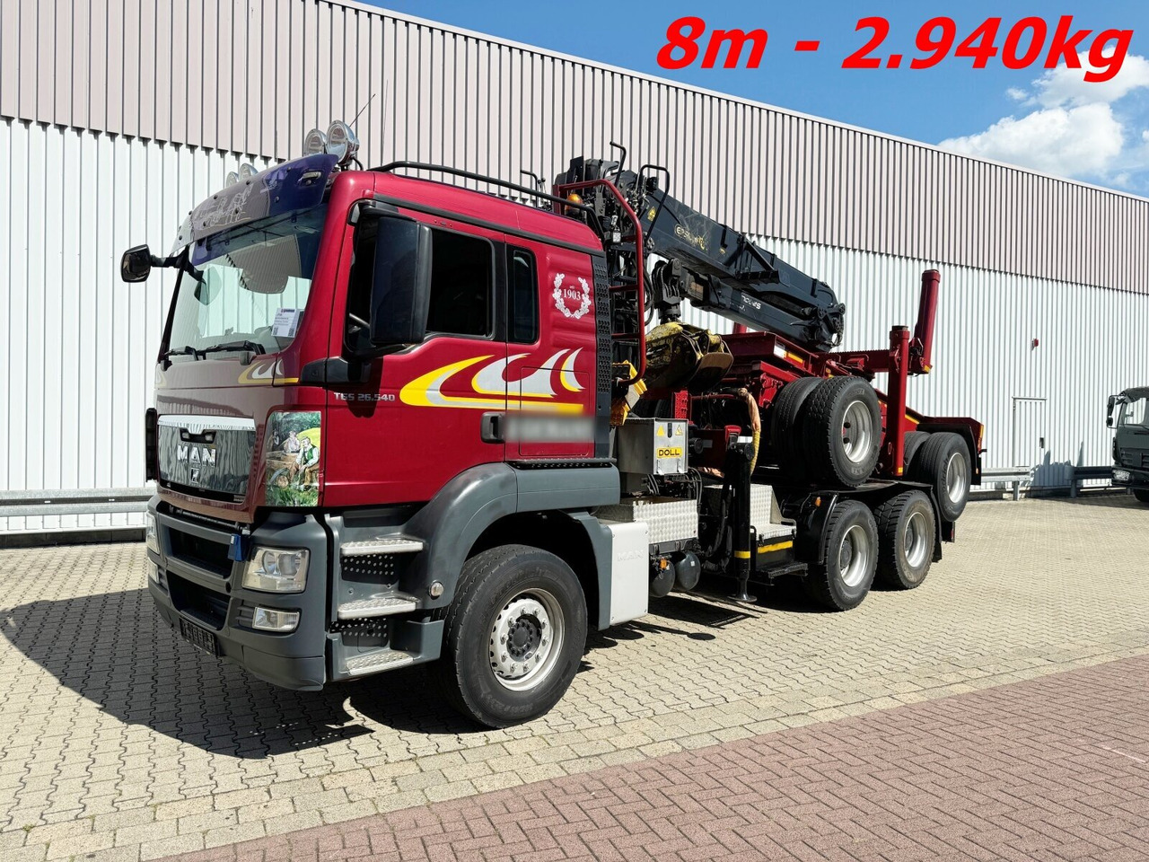 MAN TGS 26.540 6X4 BL TGS 26.540 6X4 BL, Intarder, Kran Epsilon S260L82, Langholz - Log truck, Crane truck: picture 1 MAN TGS 26.540 6X4 BL TGS 26.540 6X4 BL, Intarder, Kran Epsilon S260L82, Langholz - Log truck, Crane truck: picture 1