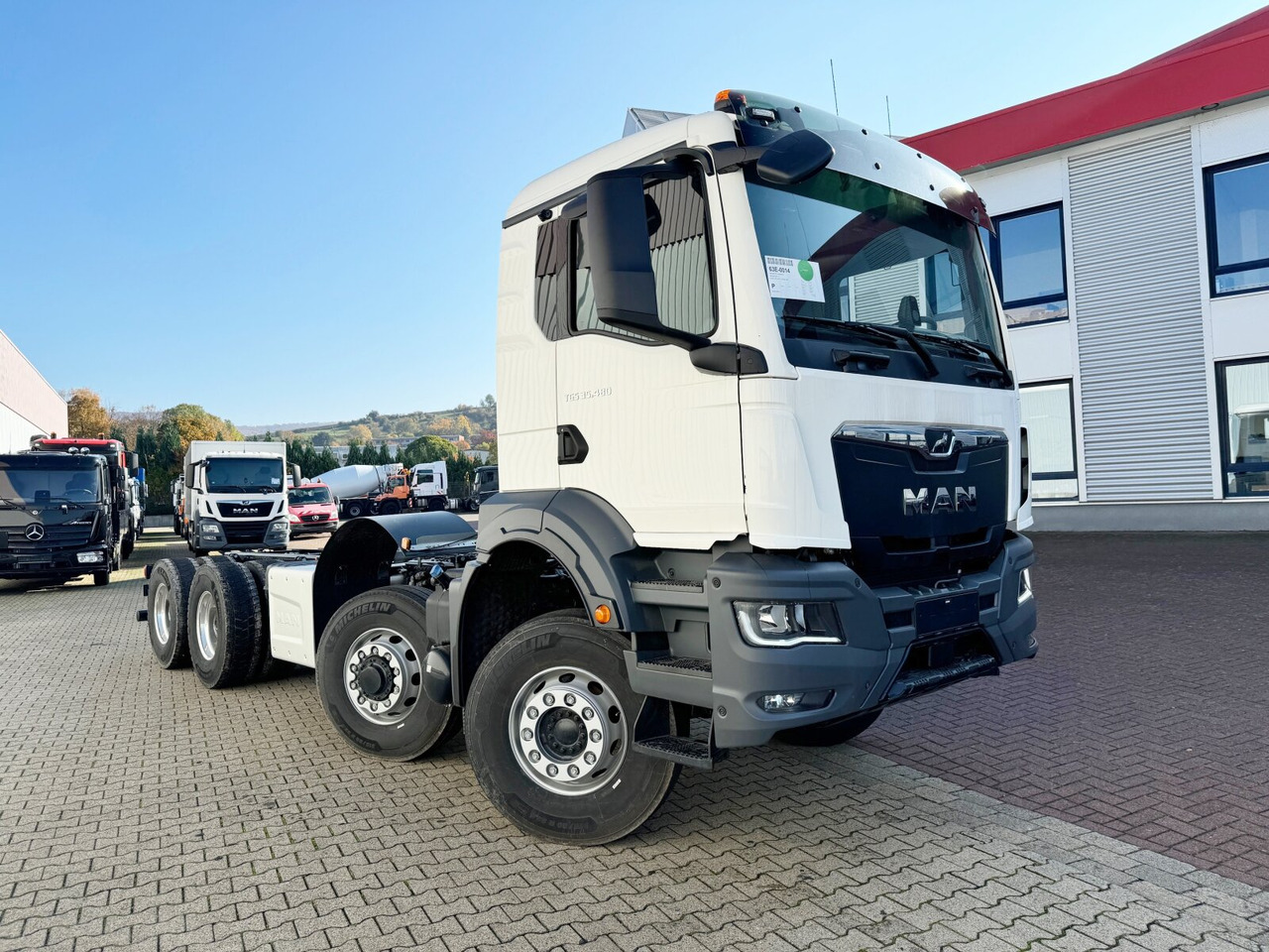 New Cab chassis truck MAN TGS 35.480 8x6H BL CH TGS 35.480 8x6H BL CH, HydroDrive, Navi, Nebenantrieb: picture 9