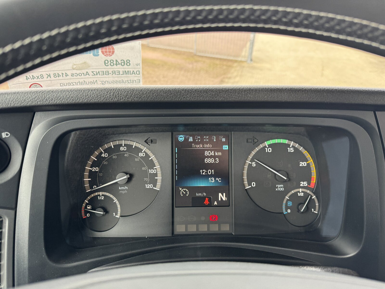 Mercedes-Benz Arocs 4148 K 8x4/4 Arocs 4148 K 8x4/4, Turbo-Retarder-Kupplung, Grounder - Cab chassis truck: picture 4 Mercedes-Benz Arocs 4148 K 8x4/4 Arocs 4148 K 8x4/4, Turbo-Retarder-Kupplung, Grounder - Cab chassis truck: picture 4