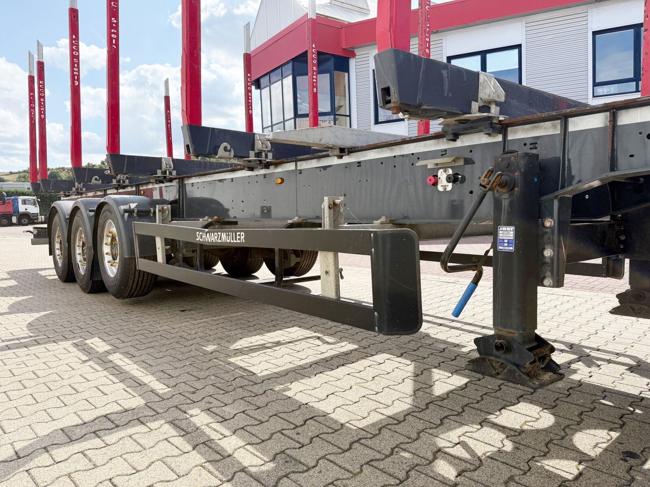Log semi-trailer Schwarzmüller 3-Achs Holzauflieger 3-Achs Holzauflieger, Liftachse, MEHRFACH VORHANDEN!: picture 9