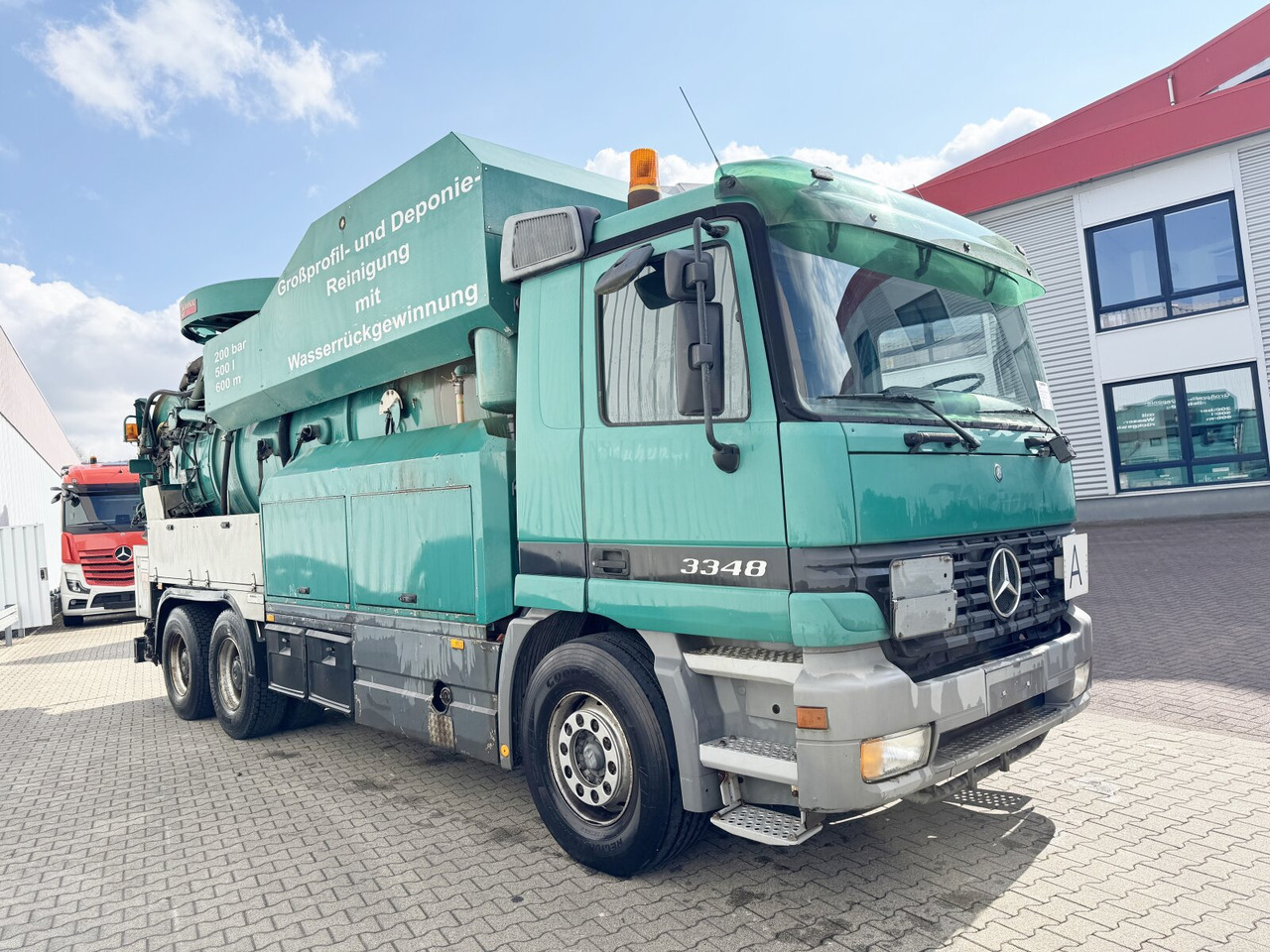 Truck Mercedes-Benz Actros 3348 6x4 Actros 3348 6x4, V8, Kroll Saug-/Spülwagen ca. 14m³, Wasserrückgewinnung, Funk: picture 9