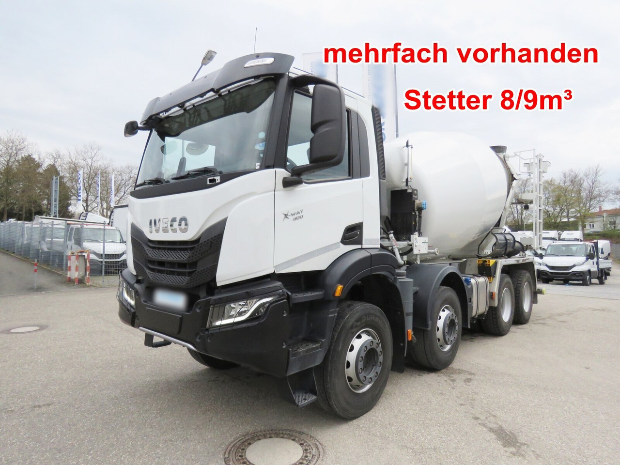 X-Way AD360X40BZ 8x4 X-Way AD360X40BZ 8x4, Stetter 8/9m³ - Concrete mixer truck: picture 1 X-Way AD360X40BZ 8x4 X-Way AD360X40BZ 8x4, Stetter 8/9m³ - Concrete mixer truck: picture 1