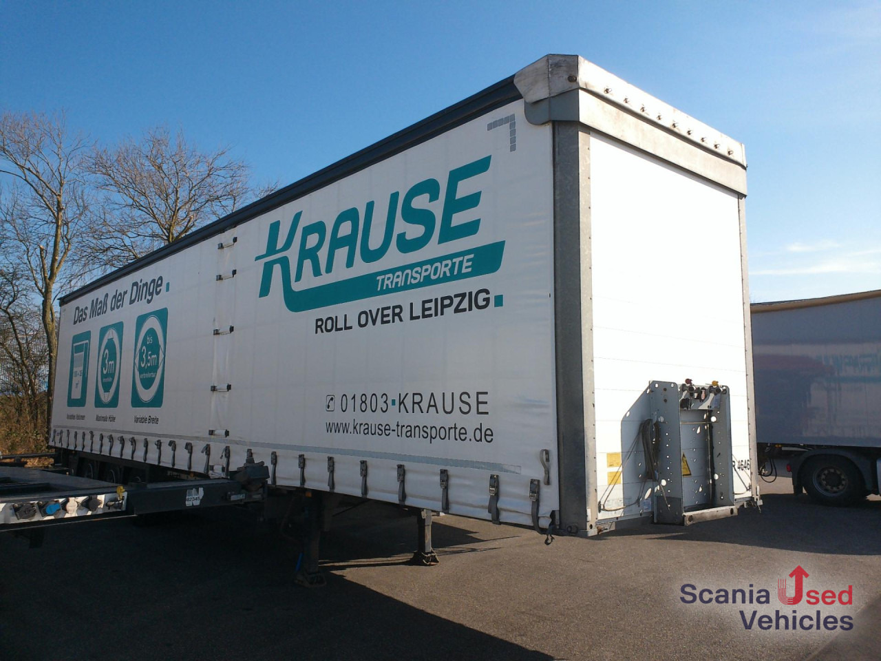 SCHMITZ Mega/verbreit.-3.50m/Doppellift /Edscha - Curtainsider semi-trailer: picture 1 SCHMITZ Mega/verbreit.-3.50m/Doppellift /Edscha - Curtainsider semi-trailer: picture 1