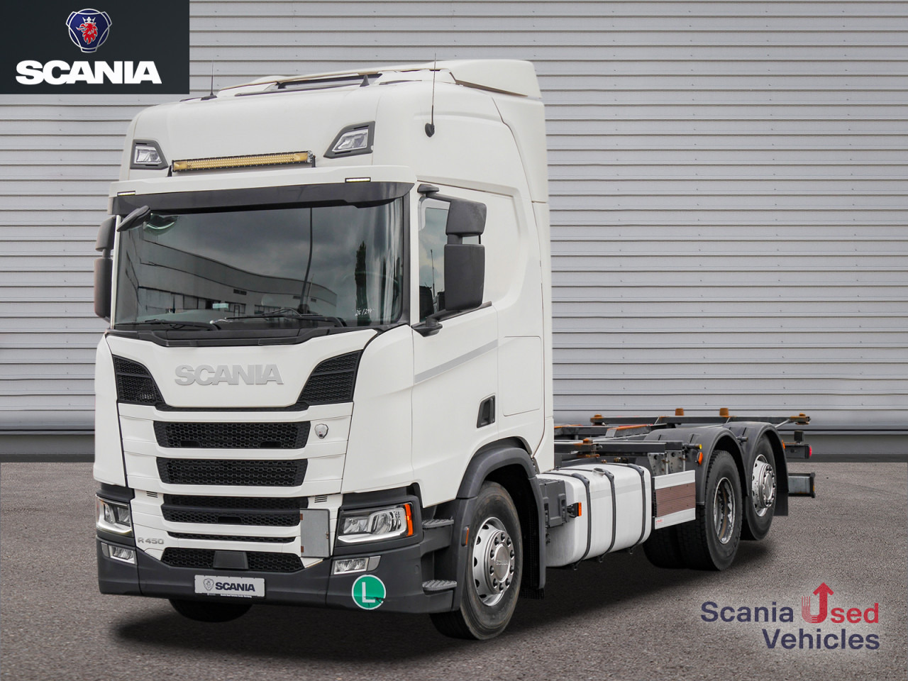 SCANIA R 450 B6x2*4NB Lenkachse, Standklima - Container transporter/ Swap body truck: picture 1 SCANIA R 450 B6x2*4NB Lenkachse, Standklima - Container transporter/ Swap body truck: picture 1