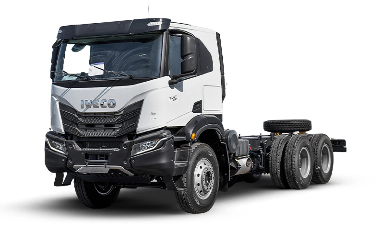 Cab chassis truck Iveco T-WAY AT380T43H 6x4 R20 Tyres Chassis - Barcelona Stock: picture 1