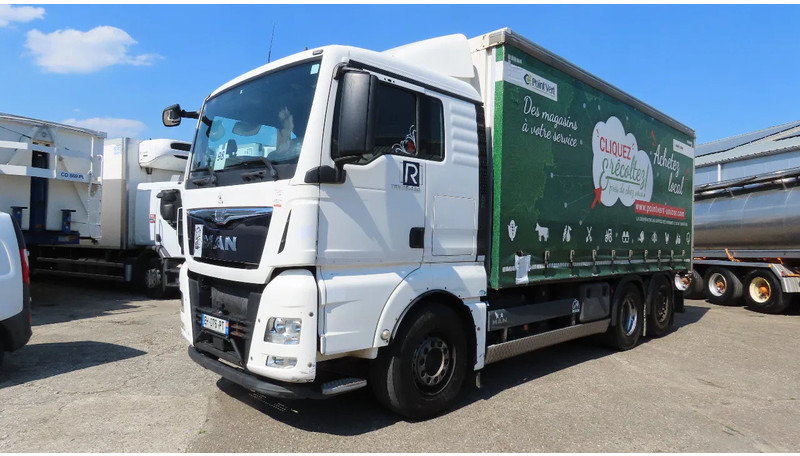 MAN TGX 18.480 446577 KM! RETARDER+ liftaxel + moving axel - Curtainsider truck: picture 2 MAN TGX 18.480 446577 KM! RETARDER+ liftaxel + moving axel - Curtainsider truck: picture 2