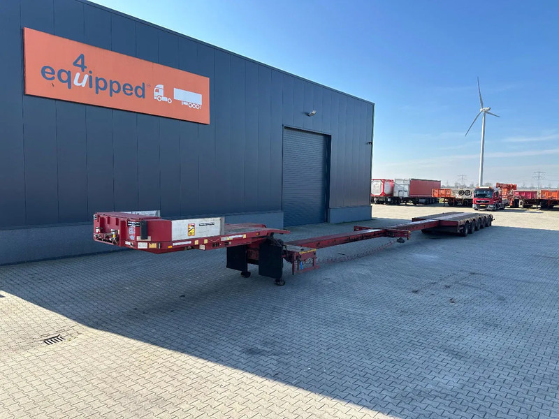 Broshuis 5ABSD-68/2, FIVE AXLE HYDRAULIC STEERED / 2x EXTENDABLE (27m) / SEMI LOW LOADER - Low loader semi-trailer: picture 1 Broshuis 5ABSD-68/2, FIVE AXLE HYDRAULIC STEERED / 2x EXTENDABLE (27m) / SEMI LOW LOADER - Low loader semi-trailer: picture 1
