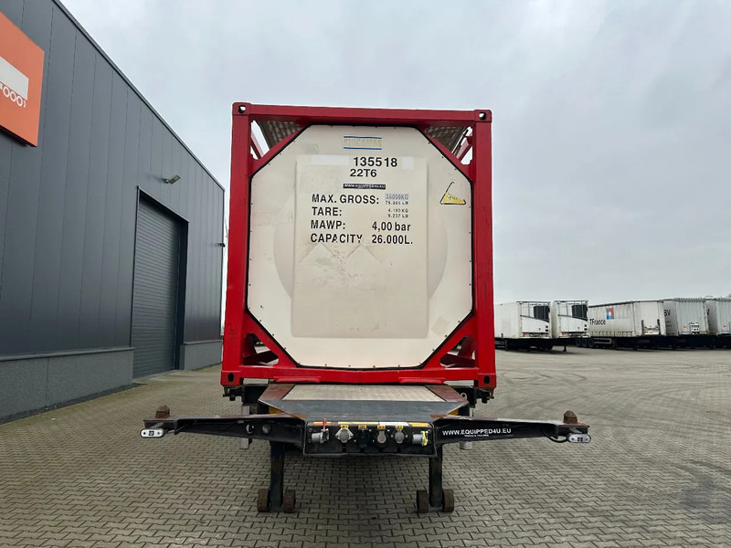 Burg 20FT ADR (EX/II, EX/III, FL, AT) Chassis + Tankcontainer 26.000L /3 baffels - Tank semi-trailer: picture 5 Burg 20FT ADR (EX/II, EX/III, FL, AT) Chassis + Tankcontainer 26.000L /3 baffels - Tank semi-trailer: picture 5