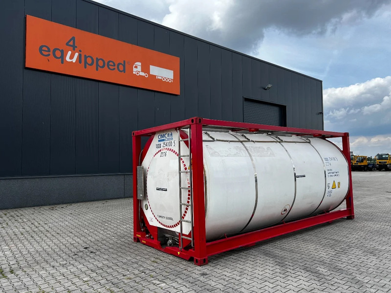 CIMC 20FT ISO, 25.010L/1-COMP/3 BAFFELS/4 shutters, ADR valid until 01/2027 - Storage tank: picture 1 CIMC 20FT ISO, 25.010L/1-COMP/3 BAFFELS/4 shutters, ADR valid until 01/2027 - Storage tank: picture 1