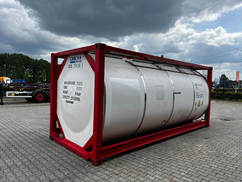 CIMC 20FT ISO, 25.010L/1-COMP/3 BAFFELS/4 shutters, ADR valid until 01/2027 - Storage tank: picture 4 CIMC 20FT ISO, 25.010L/1-COMP/3 BAFFELS/4 shutters, ADR valid until 01/2027 - Storage tank: picture 4