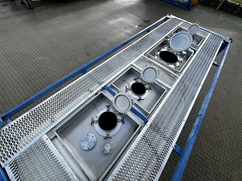 Storage tank for transportation of chemicals CIMC 20FT ISO, 25.070L/1-COMP/3 BAFFELS/4 manholes, ADR valid until 01/2027: picture 9