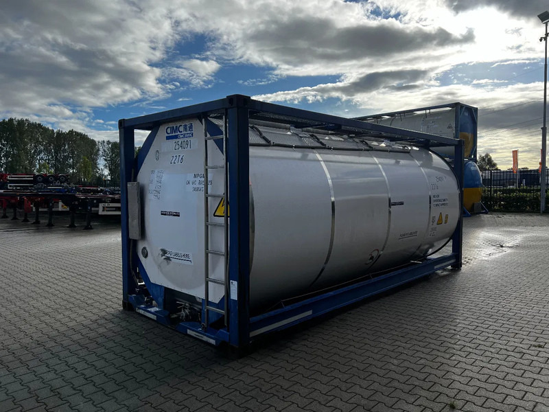 Storage tank for transportation of chemicals CIMC 20FT ISO, 25.070L/1-COMP/3 BAFFELS/4 manholes, ADR valid until 01/2027: picture 7