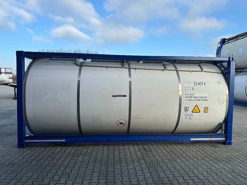 Storage tank for transportation of chemicals CIMC 20FT ISO, 25.090L / 1-COMP / 3 BAFFELS / T12 / 4 manholes / ADR valid until 02/2027: picture 7 Storage tank for transportation of chemicals CIMC 20FT ISO, 25.090L / 1-COMP / 3 BAFFELS / T12 / 4 manholes / ADR valid until 02/2027: picture 7