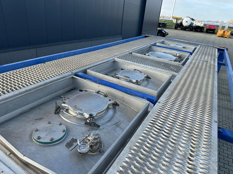 Storage tank for transportation of chemicals CIMC 20FT ISO, 25.090L / 1-COMP / 3 BAFFELS / T12 / 4 manholes / ADR valid until 02/2027: picture 10 Storage tank for transportation of chemicals CIMC 20FT ISO, 25.090L / 1-COMP / 3 BAFFELS / T12 / 4 manholes / ADR valid until 02/2027: picture 10