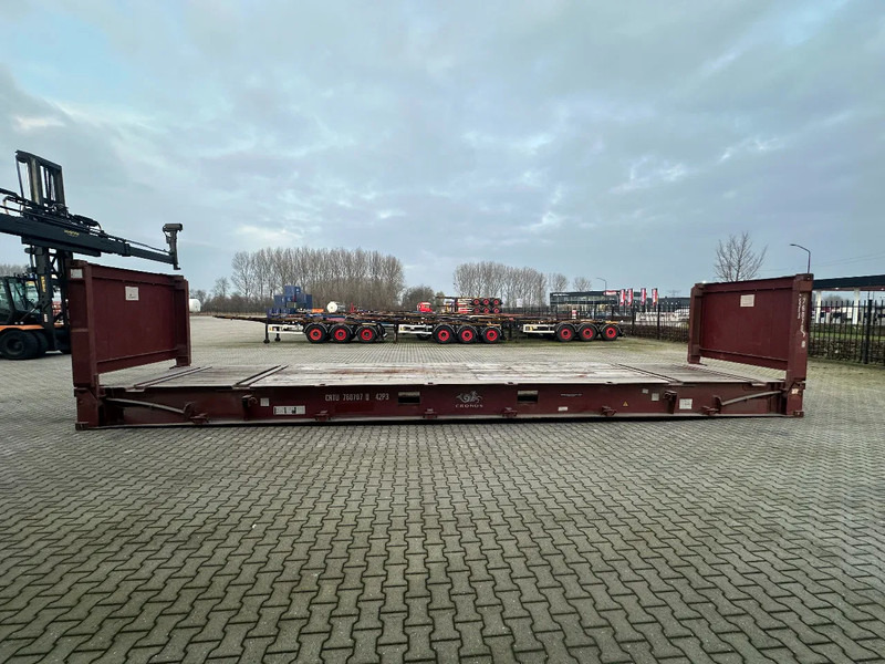 CIMC 40FT FLATRACK FLUSH FOLDING / 10x available - Shipping container: picture 3 CIMC 40FT FLATRACK FLUSH FOLDING / 10x available - Shipping container: picture 3