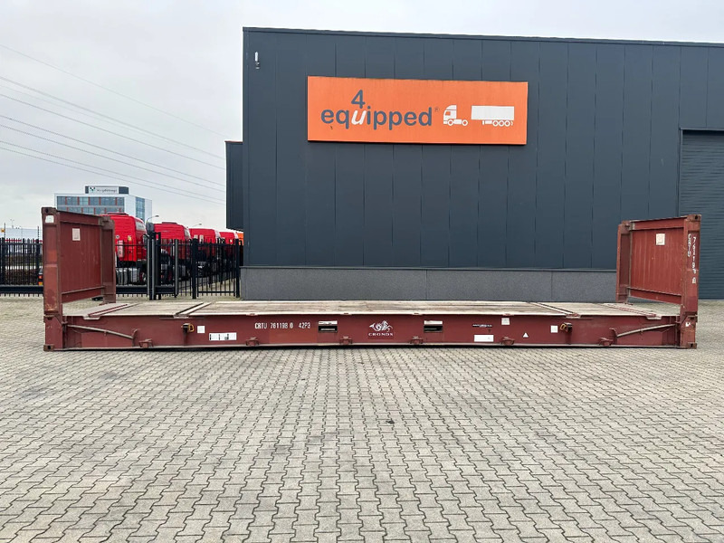 CIMC 40FT FLATRACK FLUSH FOLDING / CSC: 10/2027 / 10x available - Shipping container: picture 2 CIMC 40FT FLATRACK FLUSH FOLDING / CSC: 10/2027 / 10x available - Shipping container: picture 2