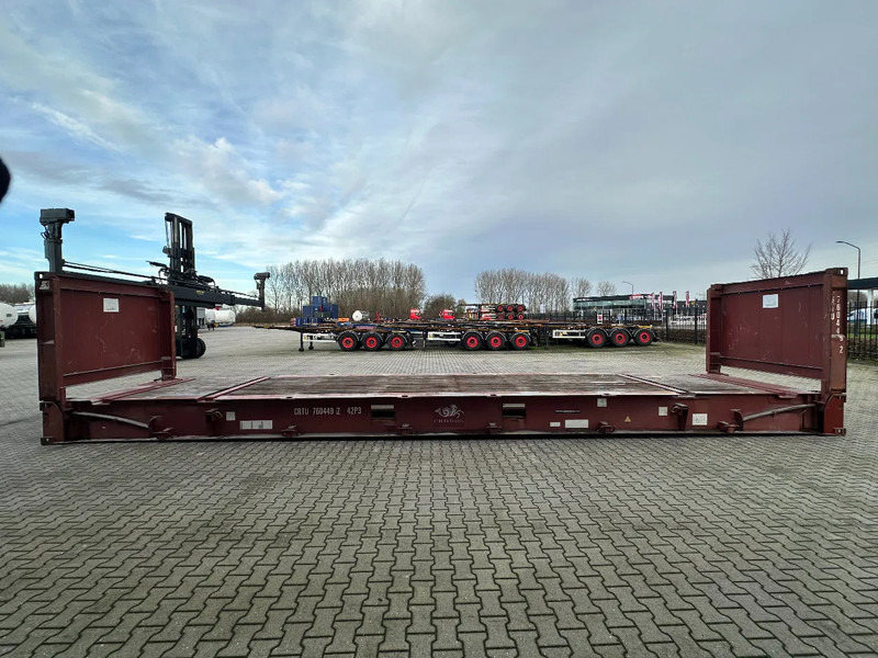 CIMC 40FT FLATRACK FLUSH FOLDING / CSC: 10/2027 / 10x available - Shipping container: picture 3 CIMC 40FT FLATRACK FLUSH FOLDING / CSC: 10/2027 / 10x available - Shipping container: picture 3