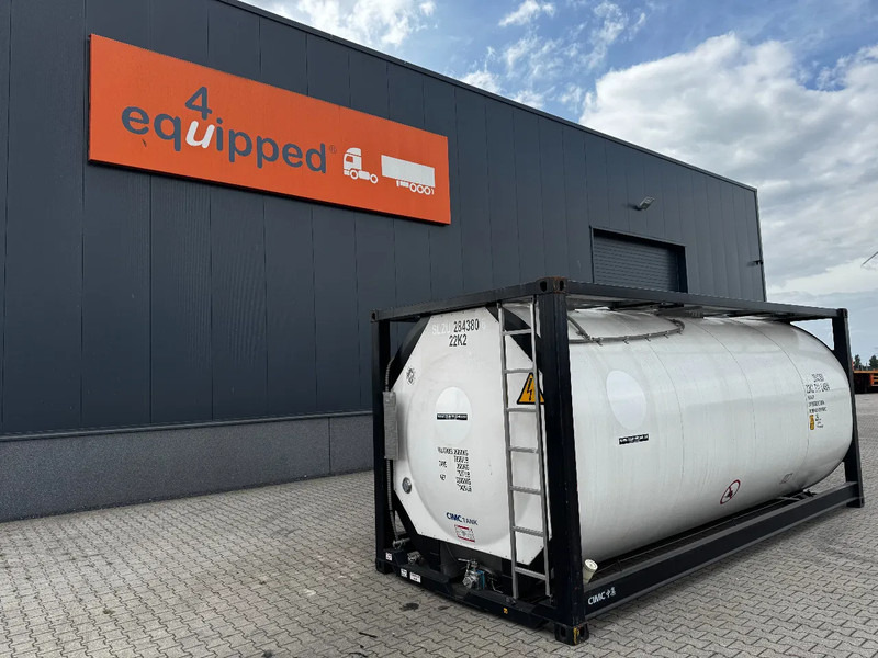 CIMC TOP: 2022, 20FT ISO, 25.030L, L4BN, UN Portable, T11, test: 09-2026 - Storage tank: picture 1 CIMC TOP: 2022, 20FT ISO, 25.030L, L4BN, UN Portable, T11, test: 09-2026 - Storage tank: picture 1