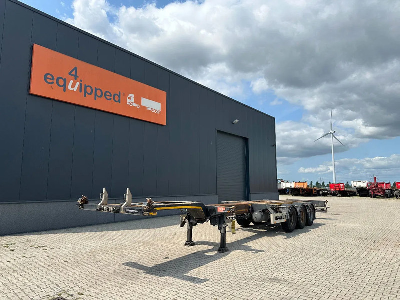 Pacton FLEX XL 45FT HC multi (2x extendable), liftaxle, SAF + DRUM, NL-chassis - Container transporter/ Swap body semi-trailer: picture 1 Pacton FLEX XL 45FT HC multi (2x extendable), liftaxle, SAF + DRUM, NL-chassis - Container transporter/ Swap body semi-trailer: picture 1