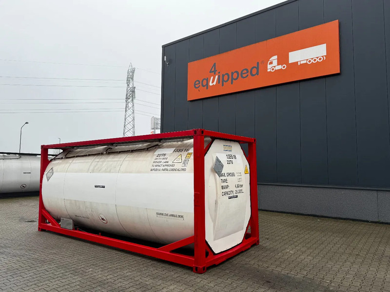 SINGAMAS 20FT ISO, 26.000L/1-COMP/3 BAFFELS/3 manholes, 5Y inspection: 07/2027 - Tank container: picture 3 SINGAMAS 20FT ISO, 26.000L/1-COMP/3 BAFFELS/3 manholes, 5Y inspection: 07/2027 - Tank container: picture 3