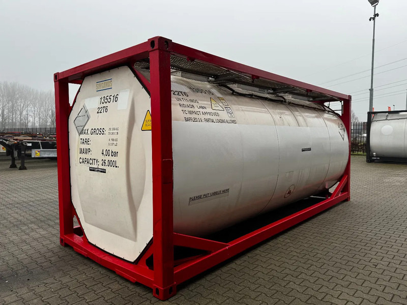 SINGAMAS 20FT ISO, 26.000L/1-COMP/3 BAFFELS/3 manholes, 5Y inspection: 07/2027 - Tank container: picture 5 SINGAMAS 20FT ISO, 26.000L/1-COMP/3 BAFFELS/3 manholes, 5Y inspection: 07/2027 - Tank container: picture 5