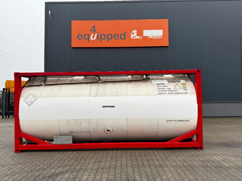 SINGAMAS 20FT ISO, 26.000L/1-COMP/3 BAFFELS/3 manholes, 5Y inspection: 07/2027 - Tank container: picture 2 SINGAMAS 20FT ISO, 26.000L/1-COMP/3 BAFFELS/3 manholes, 5Y inspection: 07/2027 - Tank container: picture 2