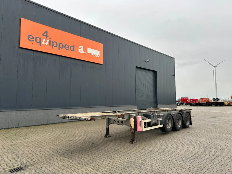 TURBO'S HOET 20FT/30FT, ADR (FL, AT), ALCOA, galvanized, BPW+DISC, liftaxle - Container transporter/ Swap body semi-trailer: picture 1 TURBO'S HOET 20FT/30FT, ADR (FL, AT), ALCOA, galvanized, BPW+DISC, liftaxle - Container transporter/ Swap body semi-trailer: picture 1