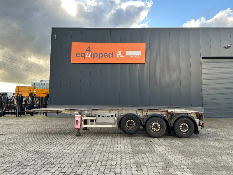 TURBO'S HOET 20FT/30FT, ADR (FL, AT, OX), empty weight: 3.720kg, liftaxle, SAF disc - Container transporter/ Swap body semi-trailer: picture 2 TURBO'S HOET 20FT/30FT, ADR (FL, AT, OX), empty weight: 3.720kg, liftaxle, SAF disc - Container transporter/ Swap body semi-trailer: picture 2
