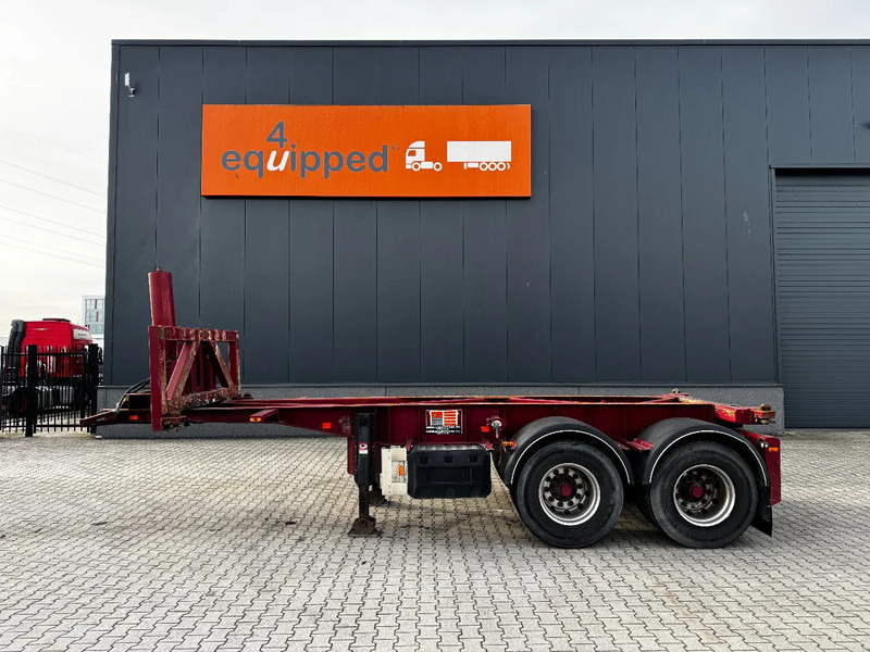 Van Hool 2 AXLE 20FT TIPPING-CHASSIS / TWIN-TIRES / BPW + DISC / ALCOA - Container transporter/ Swap body semi-trailer: picture 2 Van Hool 2 AXLE 20FT TIPPING-CHASSIS / TWIN-TIRES / BPW + DISC / ALCOA - Container transporter/ Swap body semi-trailer: picture 2