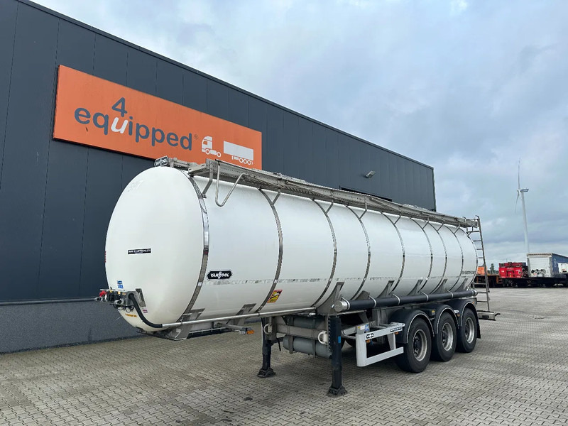 Van Hool FOOD / RVS chassis / empty weight: 5.860kg / 29.500L / 1-comp.+ 1 baffel / discbrakes / NL / APK: 05/2026 - Tank semi-trailer: picture 1 Van Hool FOOD / RVS chassis / empty weight: 5.860kg / 29.500L / 1-comp.+ 1 baffel / discbrakes / NL / APK: 05/2026 - Tank semi-trailer: picture 1