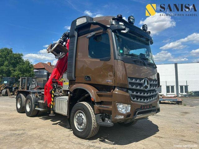 MERCEDES-BENZ Arocs 3351/6x6/Palfinger Epolsion S260/Langholz - Log truck: picture 2 MERCEDES-BENZ Arocs 3351/6x6/Palfinger Epolsion S260/Langholz - Log truck: picture 2
