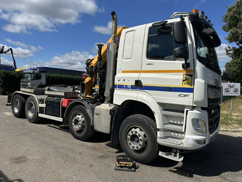 DAF CF 480 8x4 HOOKLIFT + CRANE (19m!) EFFER 205 / 6S + WINCH - RETARDER - *165.000km* - VERY NICE - Hook lift truck, Crane truck: picture 2 DAF CF 480 8x4 HOOKLIFT + CRANE (19m!) EFFER 205 / 6S + WINCH - RETARDER - *165.000km* - VERY NICE - Hook lift truck, Crane truck: picture 2