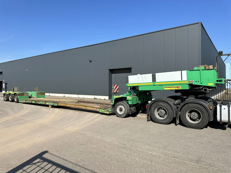 Faymonville 81.5 T - STBZ-4VA - INTER DOLLY - 1 BED 3 6m85+ 4m30 UITSCHUIFB.- 4x HYDR. GESTUURDE PENDELASSEN + AFSTANDSBEDIENING - TÜV 12/2025 - TOP CONDITIE - Low loader semi-trailer: picture 1 Faymonville 81.5 T - STBZ-4VA - INTER DOLLY - 1 BED 3 6m85+ 4m30 UITSCHUIFB.- 4x HYDR. GESTUURDE PENDELASSEN + AFSTANDSBEDIENING - TÜV 12/2025 - TOP CONDITIE - Low loader semi-trailer: picture 1