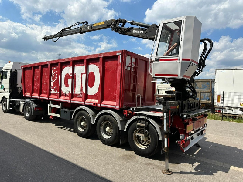 LAG 3-AXLES ALU BOX + CRANE JONSORED 1090 DT-CORTO + CABIN - 2x EXTENDABLE - 5/6 F - BELGIAN PAPERS - Dropside/ Flatbed semi-trailer: picture 1 LAG 3-AXLES ALU BOX + CRANE JONSORED 1090 DT-CORTO + CABIN - 2x EXTENDABLE - 5/6 F - BELGIAN PAPERS - Dropside/ Flatbed semi-trailer: picture 1