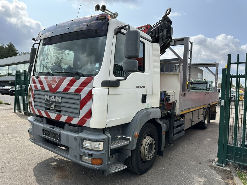 MAN TGM 18.240 4x2 + 2010 CRANE HMF 1420 K6 (17.5m! 6x) RADIO - PLATFORM 6m60 - MANUAL - EURO 3 - BE TRUCK - Dropside/ Flatbed truck, Crane truck: picture 4 MAN TGM 18.240 4x2 + 2010 CRANE HMF 1420 K6 (17.5m! 6x) RADIO - PLATFORM 6m60 - MANUAL - EURO 3 - BE TRUCK - Dropside/ Flatbed truck, Crane truck: picture 4