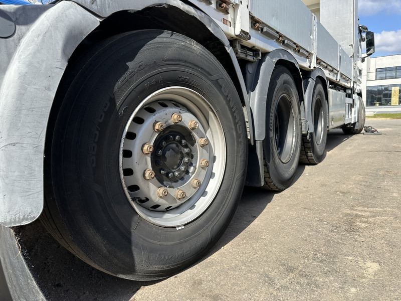 Dropside/ Flatbed truck, Crane truck MAN TGX 35.420 8x4-4 TRIDEM PRTISCHE 6m40 + KRAN (26m!) HIAB X-HIPRO 408 E-5 + JIB 100X-5  - *306.245km* - BE TRUCK: picture 15