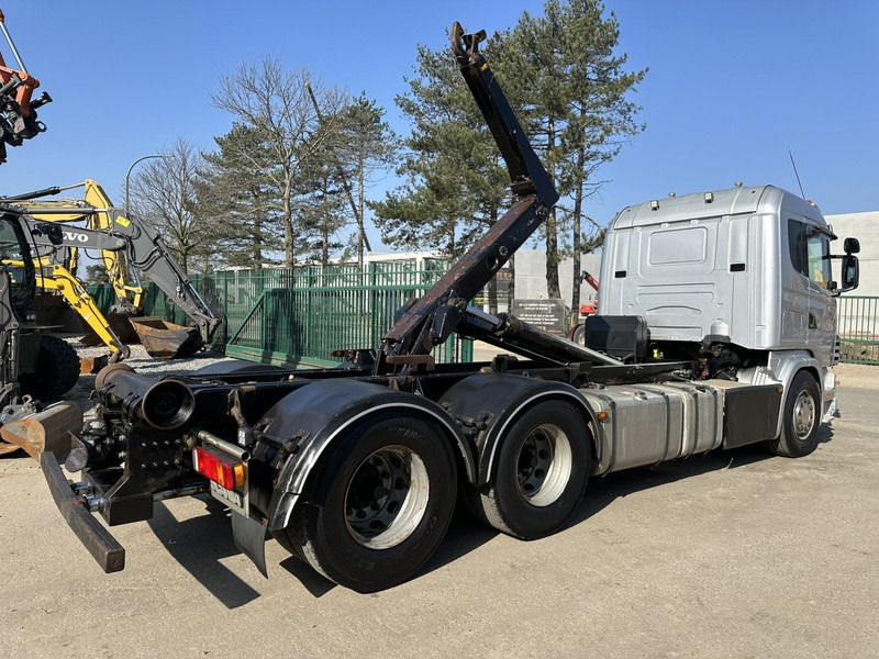 Scania 144G-530 V8 6x4 HOOKLIFT 20T MEILLER -VOL LUCHT - OPTI-CRUISE - CR19 SLAAPCABINE - Hook lift truck: picture 5 Scania 144G-530 V8 6x4 HOOKLIFT 20T MEILLER -VOL LUCHT - OPTI-CRUISE - CR19 SLAAPCABINE - Hook lift truck: picture 5