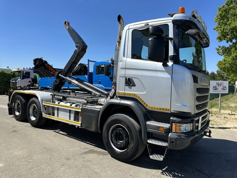 Hook lift truck Scania G450 6x4 HAAKSYSTEEM AJK 20T - 5760mm - 3m90 WB - BLADVERING / NAAFREDUCTIE - EURO 6 - BE TRUCK: picture 1