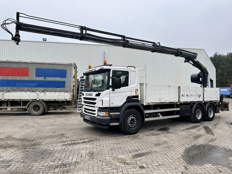 Scania P450 6x4 + KRAN PK 16002 C - *287.000km* - RETARDER - E6 - TÜV 07/2025 - GOOD CONDITION - Dropside/ Flatbed truck, Crane truck: picture 1 Scania P450 6x4 + KRAN PK 16002 C - *287.000km* - RETARDER - E6 - TÜV 07/2025 - GOOD CONDITION - Dropside/ Flatbed truck, Crane truck: picture 1