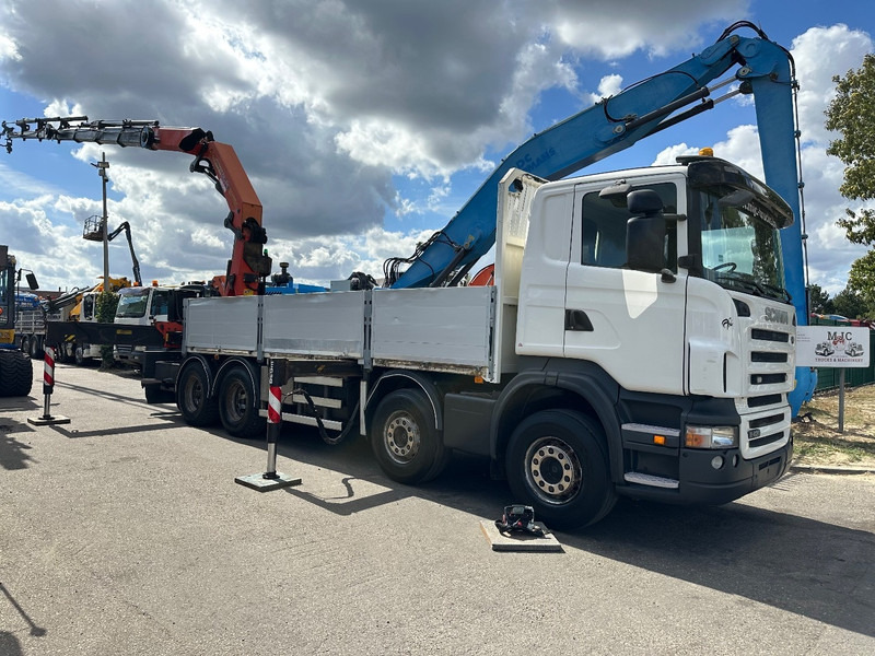 Scania R420 8x4 + CRANE PALFINGER PK44002 F (7x) + Rotator - 6m50 platform - Manual - - Dropside/ Flatbed truck, Crane truck: picture 2 Scania R420 8x4 + CRANE PALFINGER PK44002 F (7x) + Rotator - 6m50 platform - Manual - - Dropside/ Flatbed truck, Crane truck: picture 2
