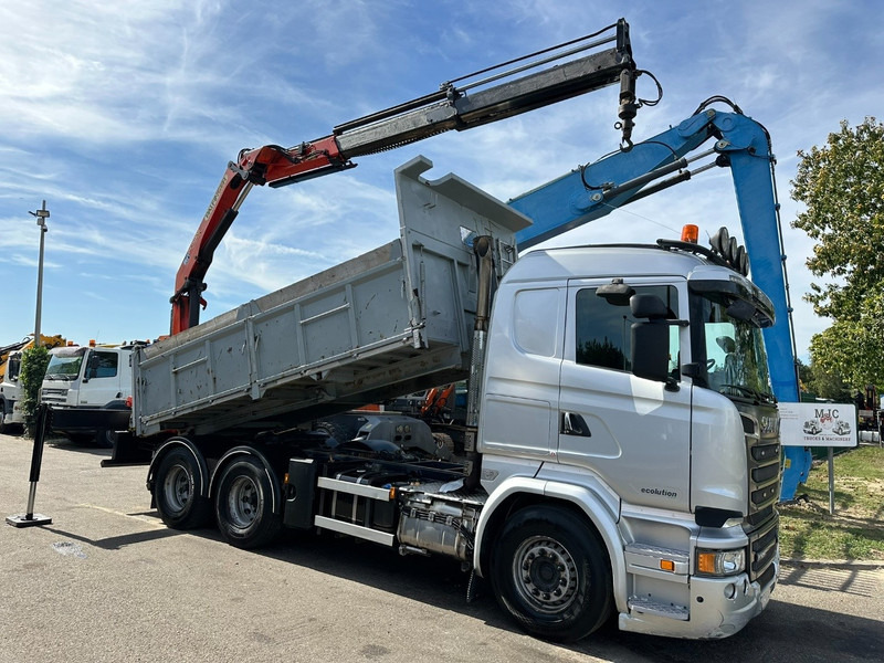 Scania R520 6x4 PRITSCHE + KRAN PALFINGER PK 15002 A - *ZSM + KIPPER* - RETARDER - *FULL AIR* - EUR 6 - BE TRUCK - Dropside/ Flatbed truck, Crane truck: picture 3 Scania R520 6x4 PRITSCHE + KRAN PALFINGER PK 15002 A - *ZSM + KIPPER* - RETARDER - *FULL AIR* - EUR 6 - BE TRUCK - Dropside/ Flatbed truck, Crane truck: picture 3